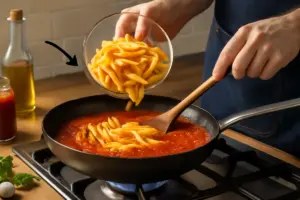 Si può cuocere la pasta direttamente dentro il sugo? Il vantaggio in sapore e consistenza svelato dagli esperti