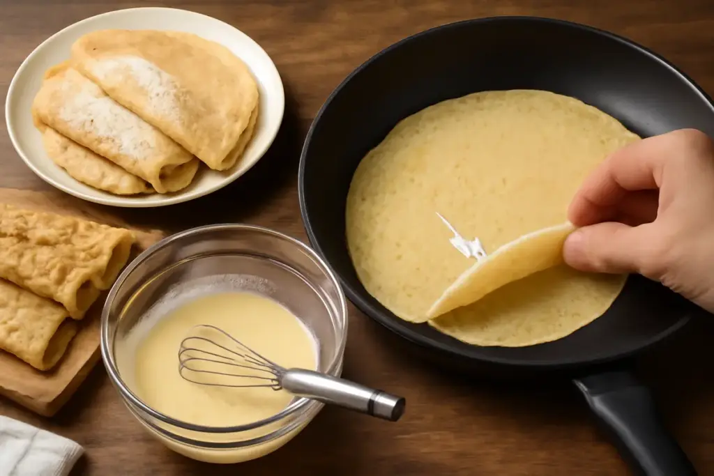 Crespelle abruzzesi dolci e salate: dettagli per evitare che si rompano in cottura